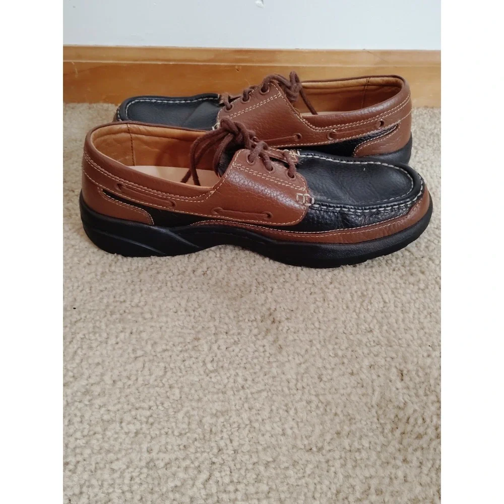 Dr. Comfort Patrick 8520 Men 9 Leather Comfort Diabetic Therapeutic Boat Shoes